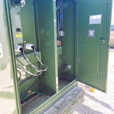 Electrical transformer equipment used for voltage regulation and power distribution in industrial and commercial systems